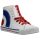 Underground Shoes Sneaker Leder mit Target UW-006-TAR Weiß 6012