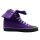 Underground Shoes Sneaker High Top Spiderweb UW-012-PUR Lila 6027