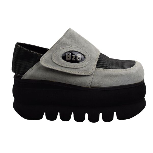 BZB Bulldozer Italy Plateau Sneaker Mules - 90s Vintage Style Ilo A 9007