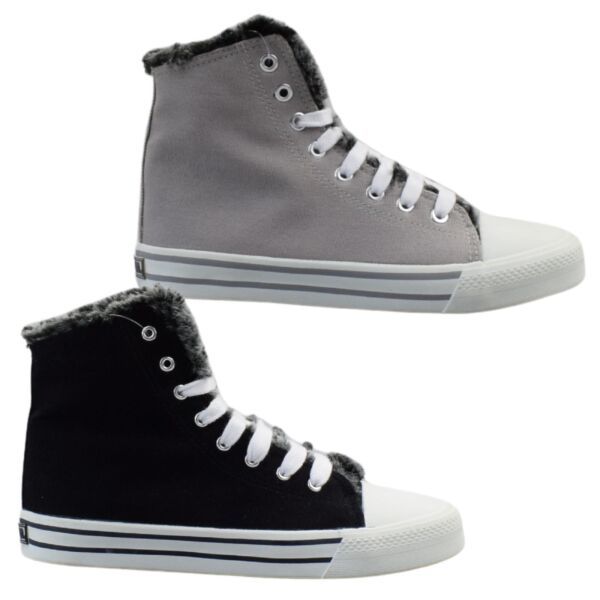 Underground Shoes Sneaker High Top UW-006 FUR gefüttert Farbauswahl