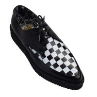 Underground England Creeper Schuh Rockabilly Schwarz |...