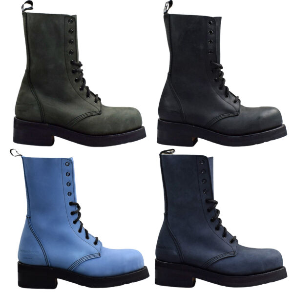 Prime Boots 10-loch Stiefel mit Stahlkappe rahmengenäht Combat Alto Farbauswahl