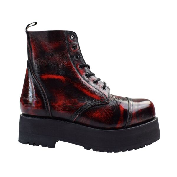 Prime Boots 7-loch Stiefel mit Stahlkappe rahmengenäht Combat Bajo Plateau 7007