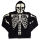 Banned Herren Kapuzenjacke HBN020M Zipper Hoodie Skelett Halloween Gothic 8010