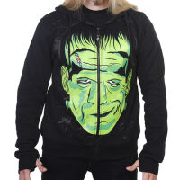 Banned Herren Kapuzenjacke HBN027M Hoodie Frankenstein...