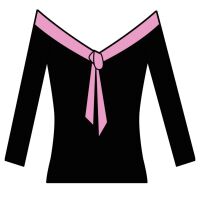 Too Fast Damen Lonsleeve Sink Swim Schwarz | Rosa Tattoo Pin Up 7005