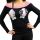 Too Fast Damen Lonsleeve Sink Swim Schwarz | Rosa Tattoo Pin Up 7005