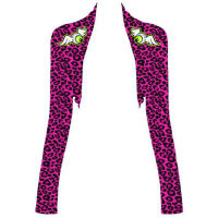 Too Fast Damen Bolero Jäckchen Strick Jacke Horror...