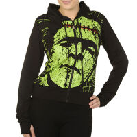 Banned Damen Kapuzenjacke HBN038 Hoodie Frankenstein...