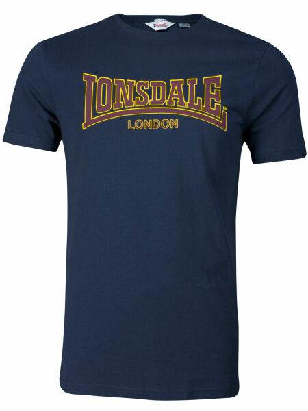 Lonsdale Herren T-Shirt Classic 111001 Oberteil Farbauswahl Navy Slim Fit 6061 L