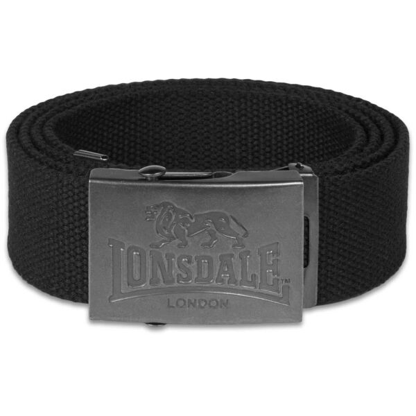 Lonsdale Gürtel Larkhall 117841 Schwarz größenverstellbar 6133