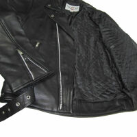 OSX Herren Leder-Jacke Bikerjacke Natural Waxy Cowhide 113 Echtleder