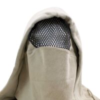 Hooligan Streetwear Herren Zip-Hoody Ninja Kapuzenjacke Beige