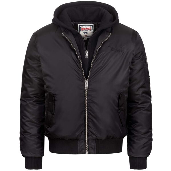 Lonsdale Herren Jacke Ballindean 117315 Schwarz 6137