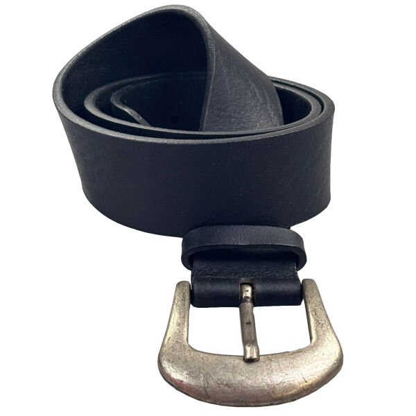 CRS Unisex Gürtel Belt Leder Schwarz 5041