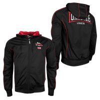 Lonsdale Herren Trainer Kapuzen-Jacke Blaine Schwarz 6053