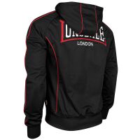 Lonsdale Herren Trainer Kapuzen-Jacke Blaine Schwarz 6053