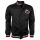 Lonsdale Herren Trainer Jacke mit Reißverschluss Luther Schwarz 6054