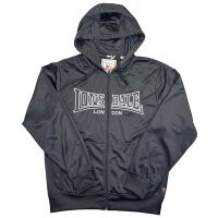 Lonsdale Herren Trainer Kapuzen-Jacke Berger Schwarz 6055