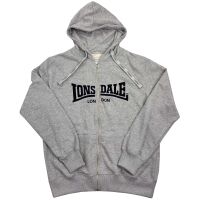 Lonsdale Herren Trainer Kapuzen-Jacke Notthingham Grau 6056