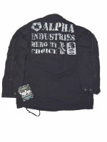 Alpha Industries Arlington Jacke Übergangsjacke mit Logo Patch Schwarz 6046 S