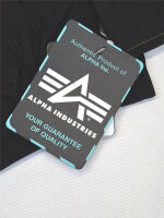 Alpha Industries Arlington Jacke Übergangsjacke mit Logo Patch Schwarz 6046 S