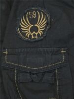 Alpha Industries Arlington Jacke Übergangsjacke mit Logo Patch Schwarz 6046 S