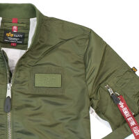Alpha Industries Herren Jacke MA-1 TT Custom 196107 Bomberjacke NEU Dark Green 6630 L