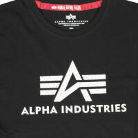 Alpha Industries Herren T-Shirt 3D Logo T 128508 Schwarz...