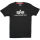 Alpha Industries Herren T-Shirt 3D Logo T 128508 Schwarz 6545