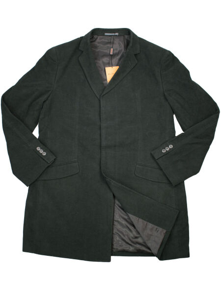 Ben Sherman Herren Jacket Mantel Coat Schwarz Elegant Männer Übergangsjacke 5277