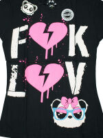 Cupcake Cult Damen T-Shirt KP Miss Love T Lady Schwarz...