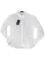 Fred Perry Damen Langarm Bluse Hemd Weiß G1779 100 Oberteil Frauen Klassik 6091