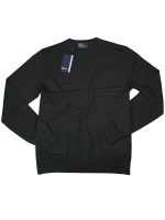 Fred Perry Feinstrick Pulllover K4501 112 Crew Neck Sweater Black Marl  7443