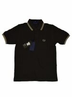 Fred Perry Herren Polo Shirt M12 344 Braun Beige Made in...