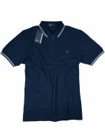 Fred Perry Herren Polo Shirt M3600 885 Carbon Blue Navy...
