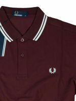 Fred Perry Herren Polo Shirt M3600 B72 Port Dunkelrot...