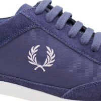Fred Perry Herren Schuh Turnschuh Sneaker B9057 Brooklyn Nylon Suede Navy 5523