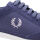 Fred Perry Herren Schuh Turnschuh Sneaker B9057 Brooklyn Nylon Suede Navy 5523