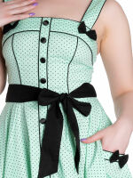 Hell Bunny Damen Kleid Rockabilly Rockabella Mint 4562 Petticoatkleid 50s 5012