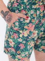 King Kerosin Queen Kerosin Damen Shorts High Waisted Blumen Rockabilly 50s 5081