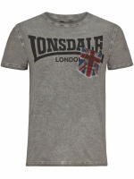 Lonsdale Herren T-Shirt Longfield 114734 1019 Dark Grey Oberteil Kurzarm 5218