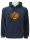 Lonsdale Kapuzenpullover Dunkelblau / Gelb Hoodie Diamantlogo Vintage  5059