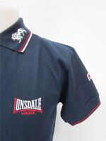 Lonsdale Polo Shirt Dunkelblau / Weiß / Rot mit...