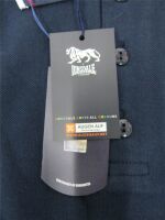 Lonsdale Polo Shirt Dunkelblau / Weiß / Rot mit Kragenstick 5064