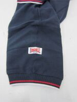 Lonsdale Polo Shirt Dunkelblau / Weiß / Rot mit Kragenstick 5064