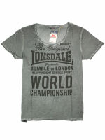 Lonsdale T-Shirt Winsford Slim Fit 113609 Grau Dirty...