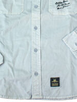 New Zealand NZA Auckland Langarmhemd Hemd NZ 8440 Hellblau Blau UK Flag 5002