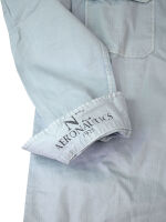 New Zealand NZA Auckland Langarmhemd Hemd NZ 8440 Hellblau Blau UK Flag 5002