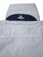 New Zealand NZA Auckland Langarmhemd Hemd NZ 8440 Hellblau Blau UK Flag 5002